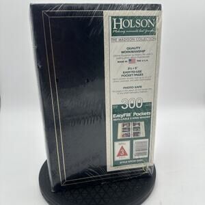 Vintage 90’s Holson Madison Collection Photo Binder 300 Pic